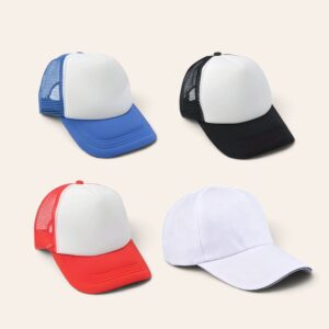 personalised-baseball-caps-red-blue-black-white