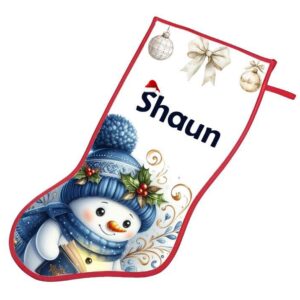 Personalised "Frosty the Snowman" Christmas Stocking