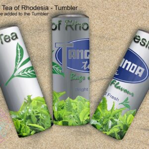 Personalised Slim Tumbler – Standard Tanganda Tea Design