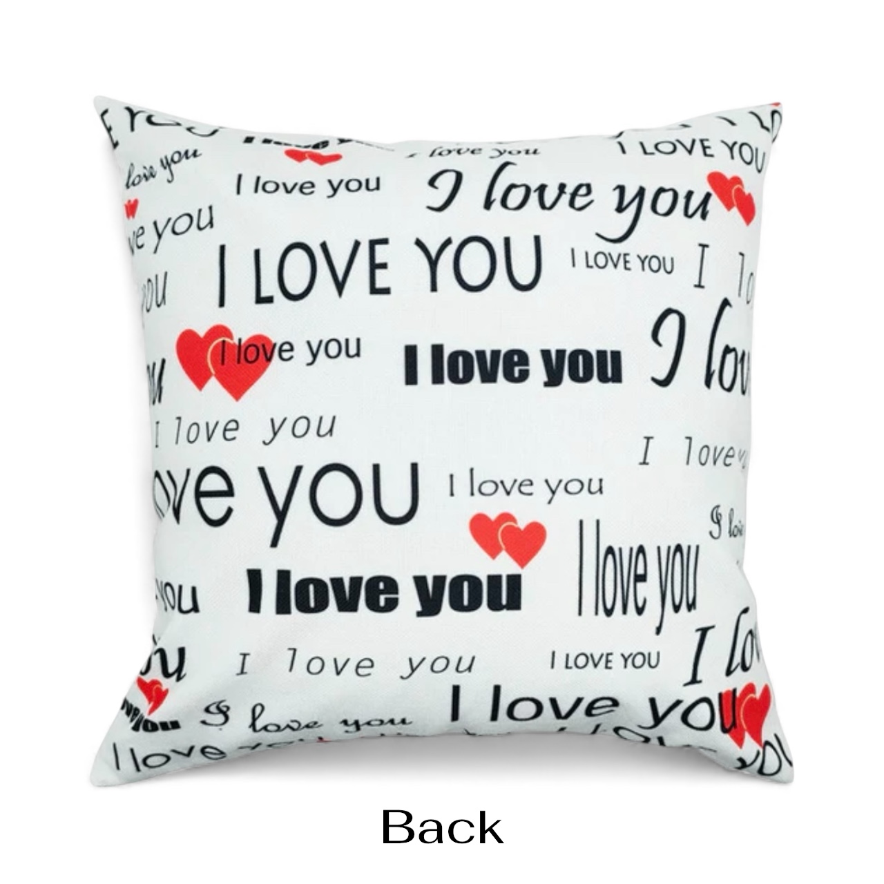 Personalised I Love You Cushion Cover - Image 4