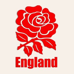 England Rose Vinyl Decal