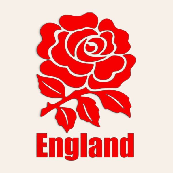 England Rose Vinyl Decal
