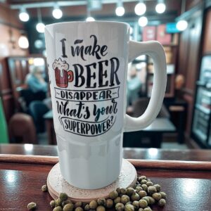 Alternative view of I Make Beer Disappear - Humour Mug