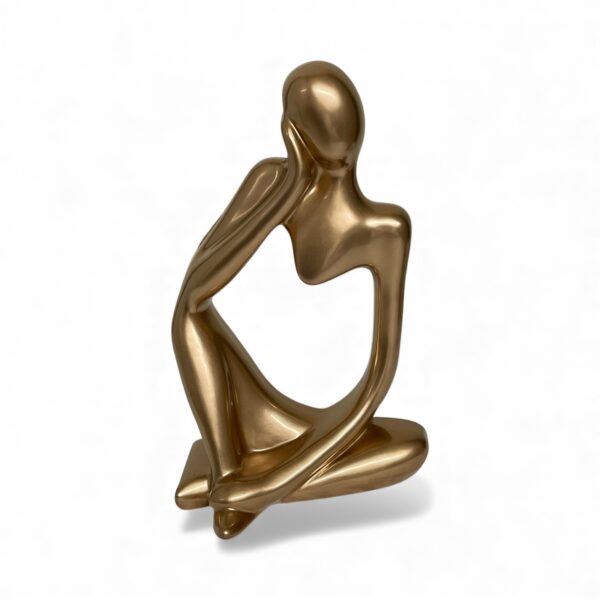 Nordic Thinker Statue – Coloured Resin Ornament