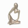 Nordic Thinker Statue – Coloured Resin Ornament