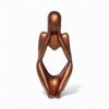 Nordic Thinker Statue – Coloured Resin Ornament