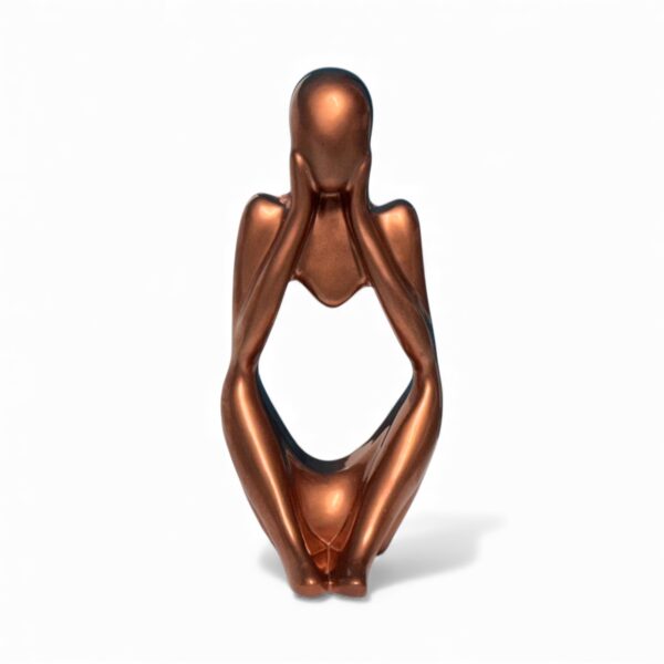 Nordic Thinker Statue – Coloured Resin Ornament