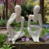 Nordic Thinker Statue – Coloured Resin Ornament