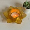 Lotus Tea Candle Holder - Resin