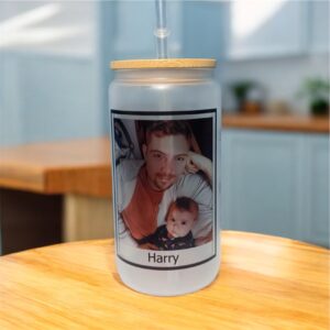 Alternative view of Personalised Frosted Glass Tumbler