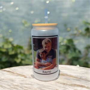 Personalised Frosted Glass Tumbler