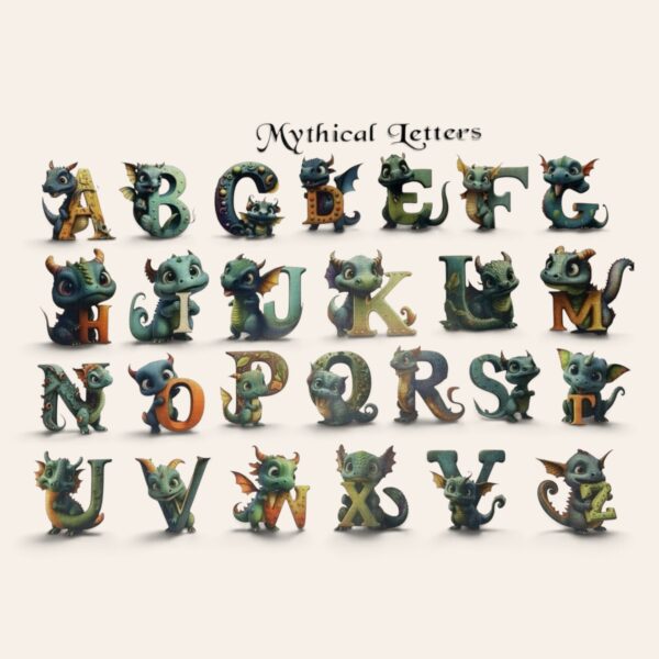 mythical-letters
