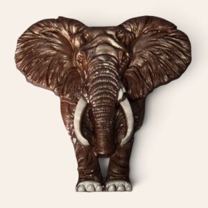 African Elephant Heritage Sculpture Fridge Magnet – Resin-main