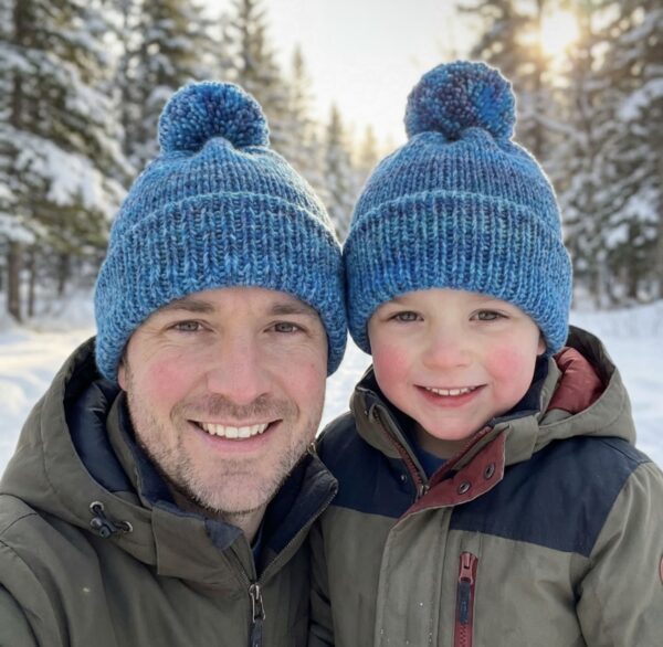 Daddy-and-Me-Midnight-Tide-Beanie-Set-daddy-me