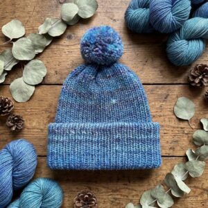 Alternative view of Daddy and Me Midnight Tide Pom Beanie