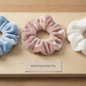 Velvet Cloud Scrunchies - The Pastel Trio