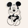 Mickey-mouse-vinyl-decal-sitting-and-smiling
