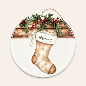 Personalised-Family-Ceramic-Christmas-Stocking-Ornament-one-stocking