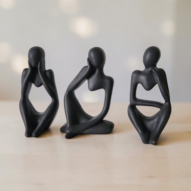 Nordic Thinker Statues - Cast - Image 9
