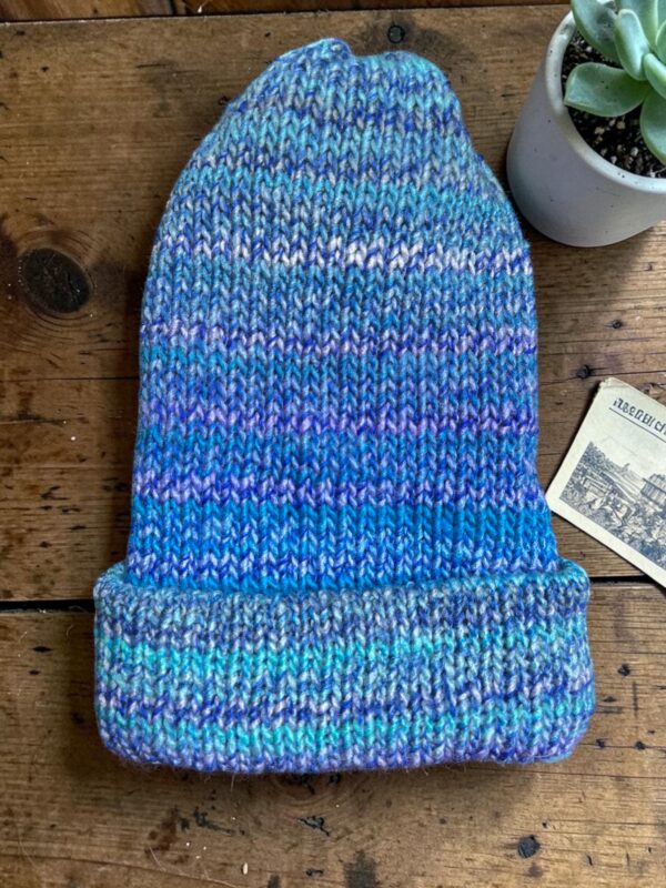 Midnight Tide Blue Beanie