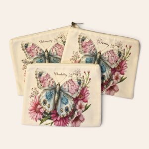 personalised-butterfly-cosmetic-bags