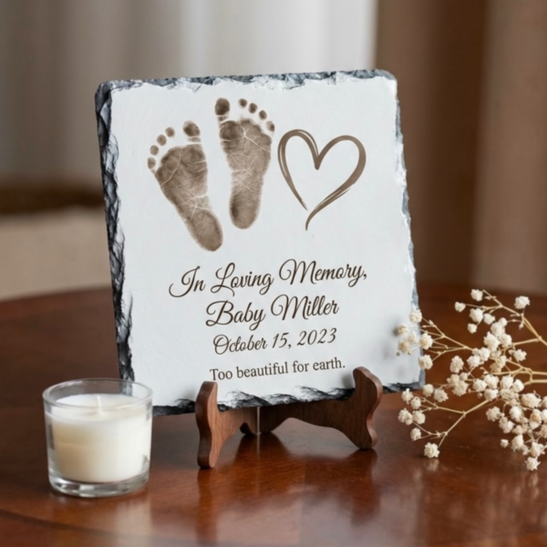 personalised-memorial-photo-plaque-slate-sleeping-baby