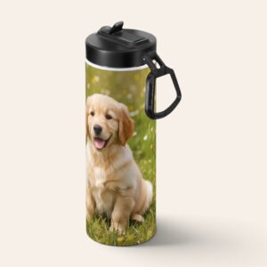 Alternative view of Personalised Photo Insulated Water Bottle -Stainless Steel Flask