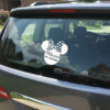Minnie Mouse Princess On Board Vinyl Decal For Cars