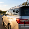 Paws On Board Warning Sticker