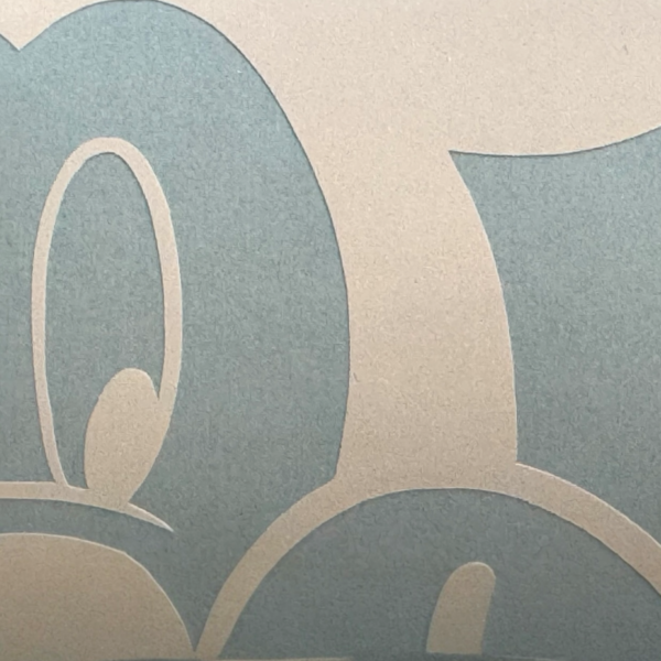 Mickey Vinyl Decal Closeup