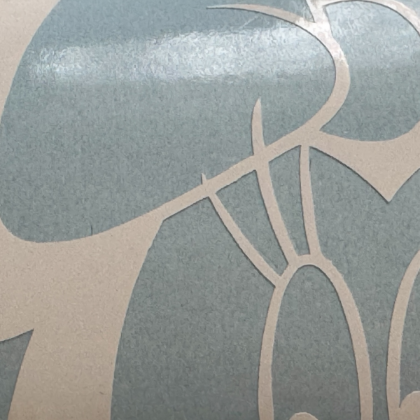 Minnie Vinyl Decal Closeup