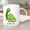 Personalised Polymer Mug Dinosaur Design