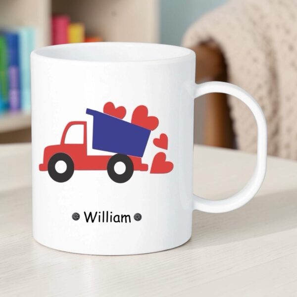 Personalised Polymer Mug Truck Design