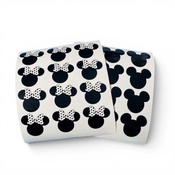 Pack Of Mickey and Minnie Vinyl Decals