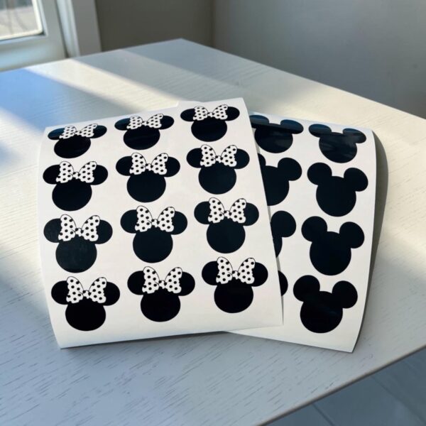 Mickey Mouse and Minnie Mouse Stickers