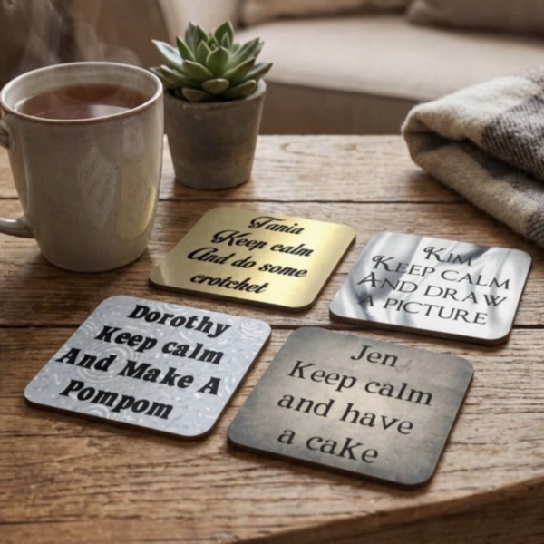 Persoanlsied MDF Design Coaster