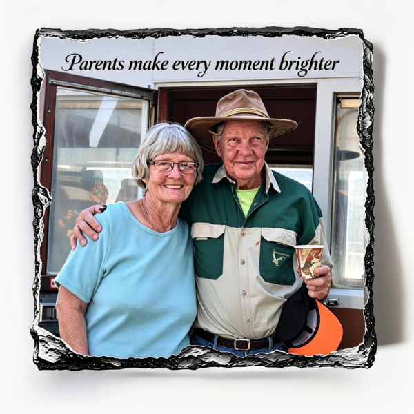 Personalised Photo Slate Coaster