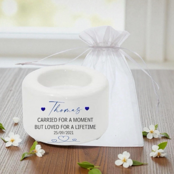 Remembrance Ceramic Baby Candle Holder