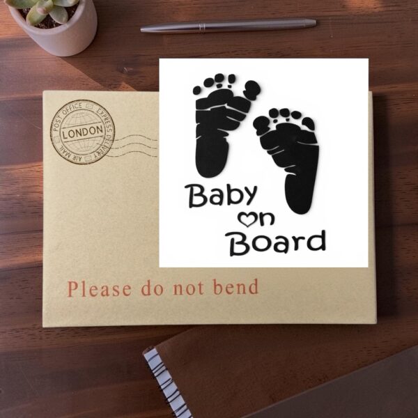 Baby On Board Decal - Postage