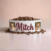 Design 3: Custom photo ceramic pet bowl with pet picture