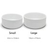 Personalised Ceramic Pet Bowl - Large and Small Size options