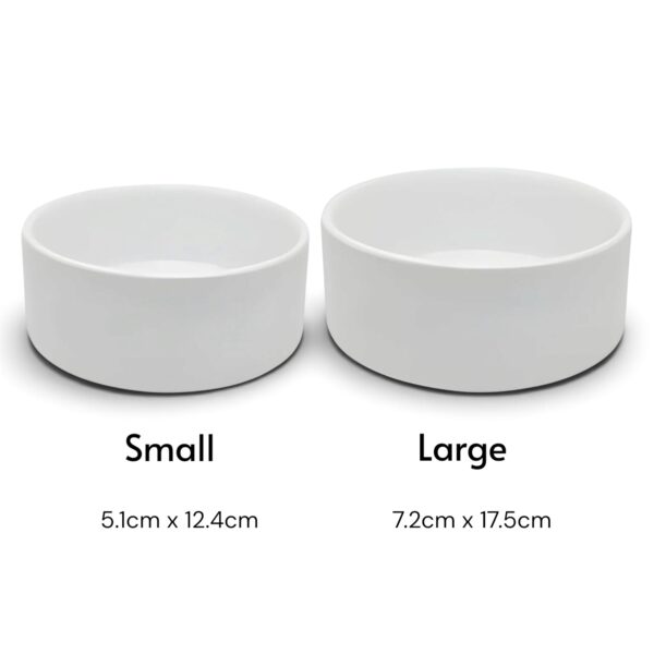 Personalised Ceramic Pet Bowl - Large and Small Size options