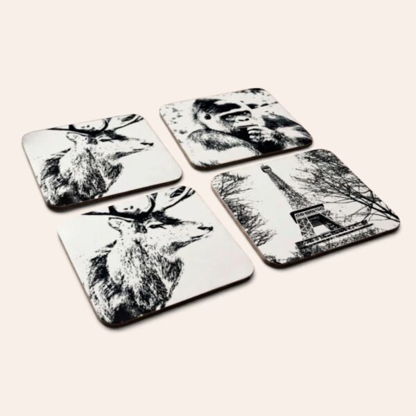 Personalised Hardboard Coasters