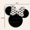Minnie Mouse Head - Vinyl Decal - Measurements