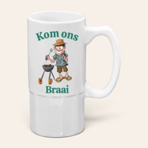 Kom Ons Braai Pint Beer Stein
