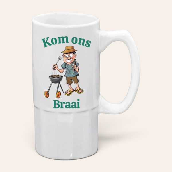 Kom Ons Braai Pint Beer Stein