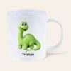 Personalised Dinosaur Polymer Kids Mug