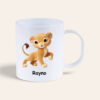 Personalised Lion Polymer Kids Mug