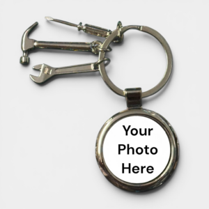 Personalised Tools Keyring - Front - Photo