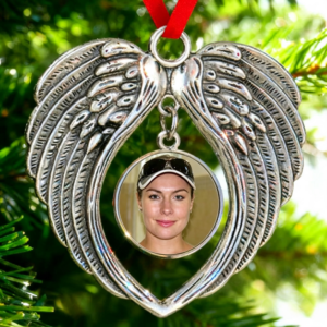 Personalised Angel Wing Ornament